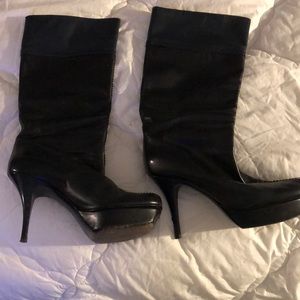 YSL Yves Saint Laurent knee high boots